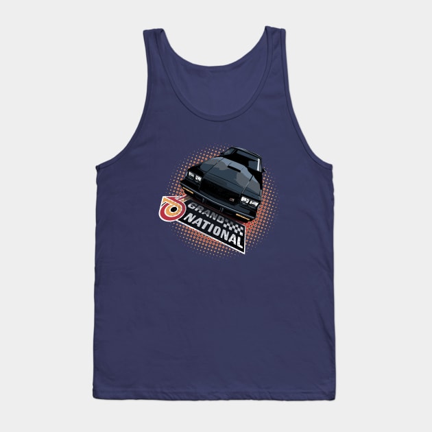 87 Buick GNX Grand National Muscle car Tank Top by ZoeysGarage